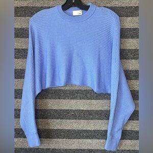 Aritizia Wilfred Free Merino Wool Lolan Sweater Blue XS EUC